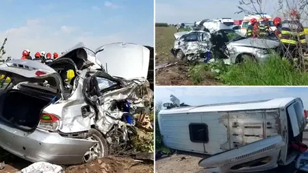 Accident grav cu un microbuz în Teleorman. A fost activat Planul Roșu