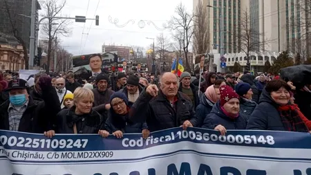 Partidul oligarhului Șor a făcut miting în Chișinău! Acesta este folosit de Kremlin în destabilizarea Moldovei