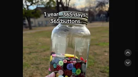 „365 de nasturi”, primul trend viral din 2026 pe TikTok. De la ce a pornit