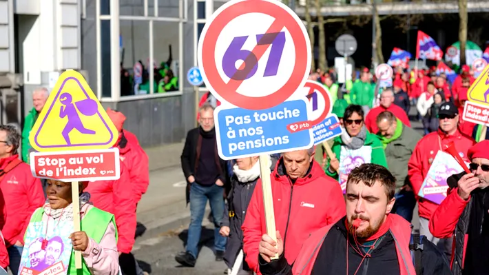 Belgienii ies în stradă, nemulțumiți de creșterea vârstei de pensionare