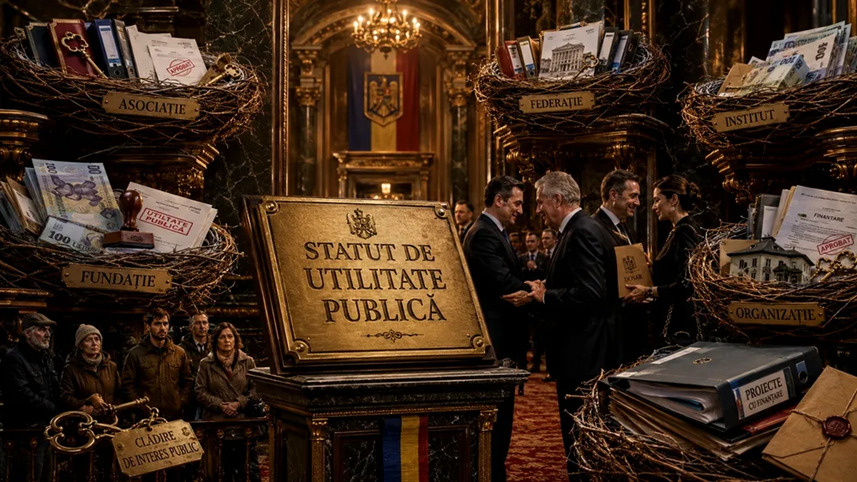 Cuibușoarele de „utilitate publică”: cum a ajuns România să fabrice prestigiu oficial pentru fundații, asociații și sinecuri cu ștaif