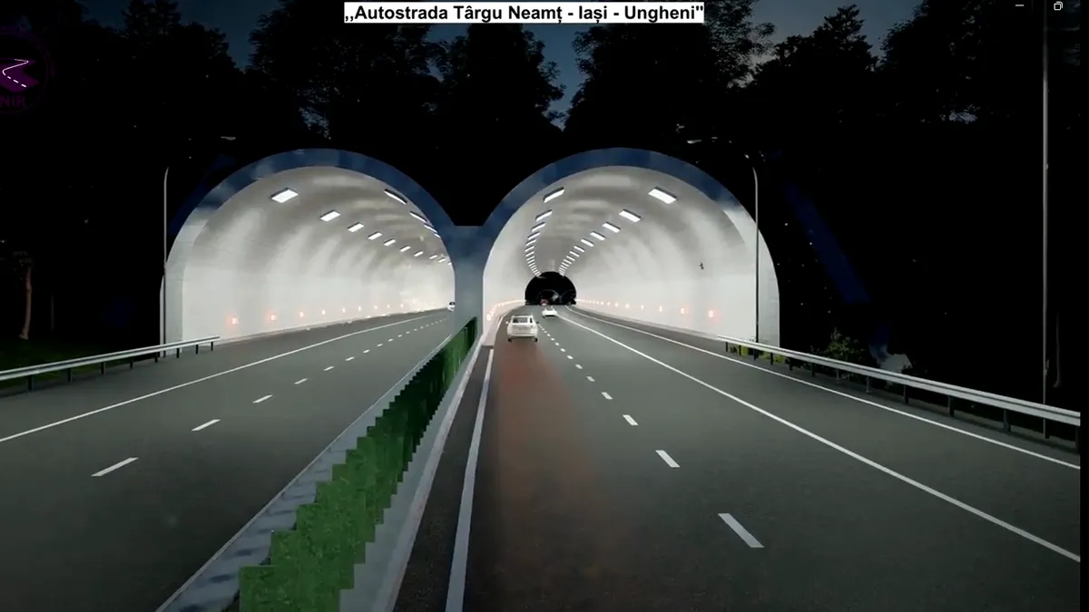 Un nou lot de autostradă e pregătit de licitație! Un miliard de euro pentru un tronson complex cu două tuneluri și 33 de poduri