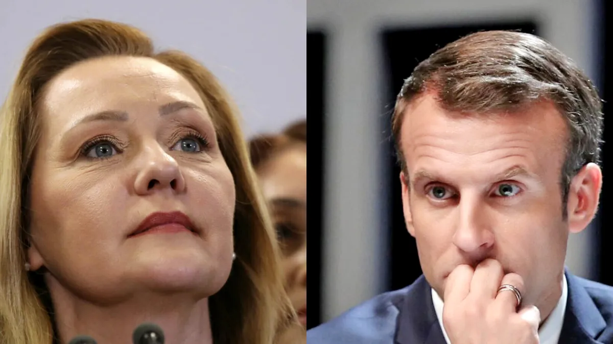 Ce a avertizat-o Macron pe Lasconi. Cei doi au avut o discuție telefonică: „A fost foarte prietenos și mi-a spus că îmi trimite de acolo din energia lui”