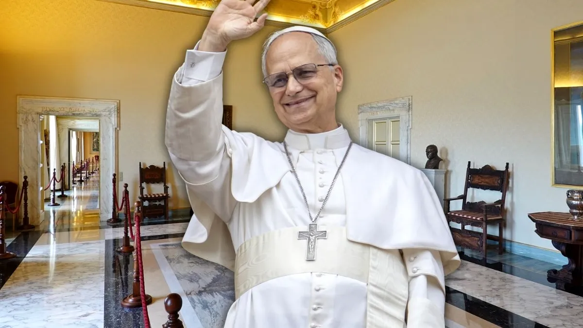 Cum arată apartamentul în care s-a mutat Papa Leon al XIV-lea. Are vedere spre Piața Sfântul Petru (VIDEO)