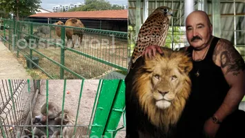 Polițiștii i-au confiscat animalele lui Nuțu din Grădina Zoo de la marginea Bucureștiului