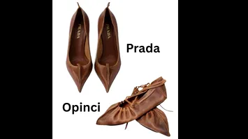 Opincile românești, sursă de inspirație pentru pantofii Prada