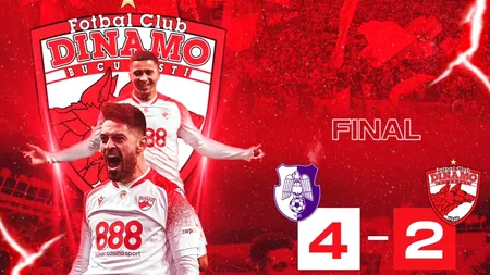 Dinamo, înapoi în Liga 1! „Câinii” promovează după un baraj de infarct cu FC Argeș