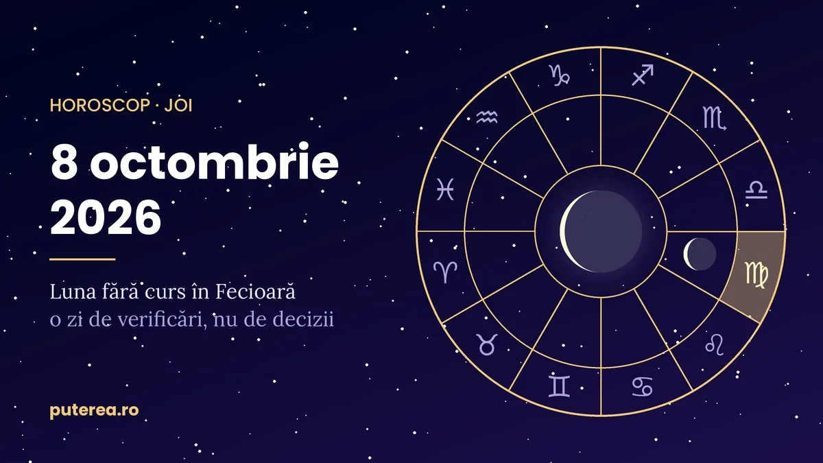 Horoscop 8 octombrie 2026. Ce zodii trebuie să amâne deciziile importante