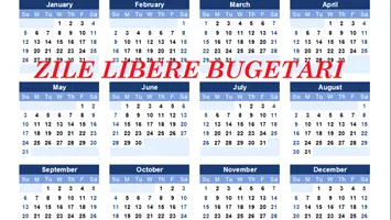 Pentru bugetari, anul 2025 începe cu o vacanță prelungită