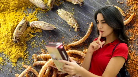 Poftă bună la făină de viermi pisați ! În UE a început comercializarea alimentelor cu ingrediente din gandaci. Cum ne putem feri să nu mâncăm mizerii ?