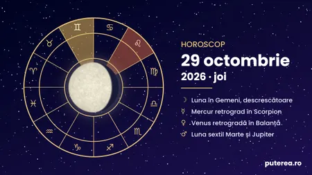 Horoscop 29 octombrie 2026. Zodiile care primesc vești bune spre seară