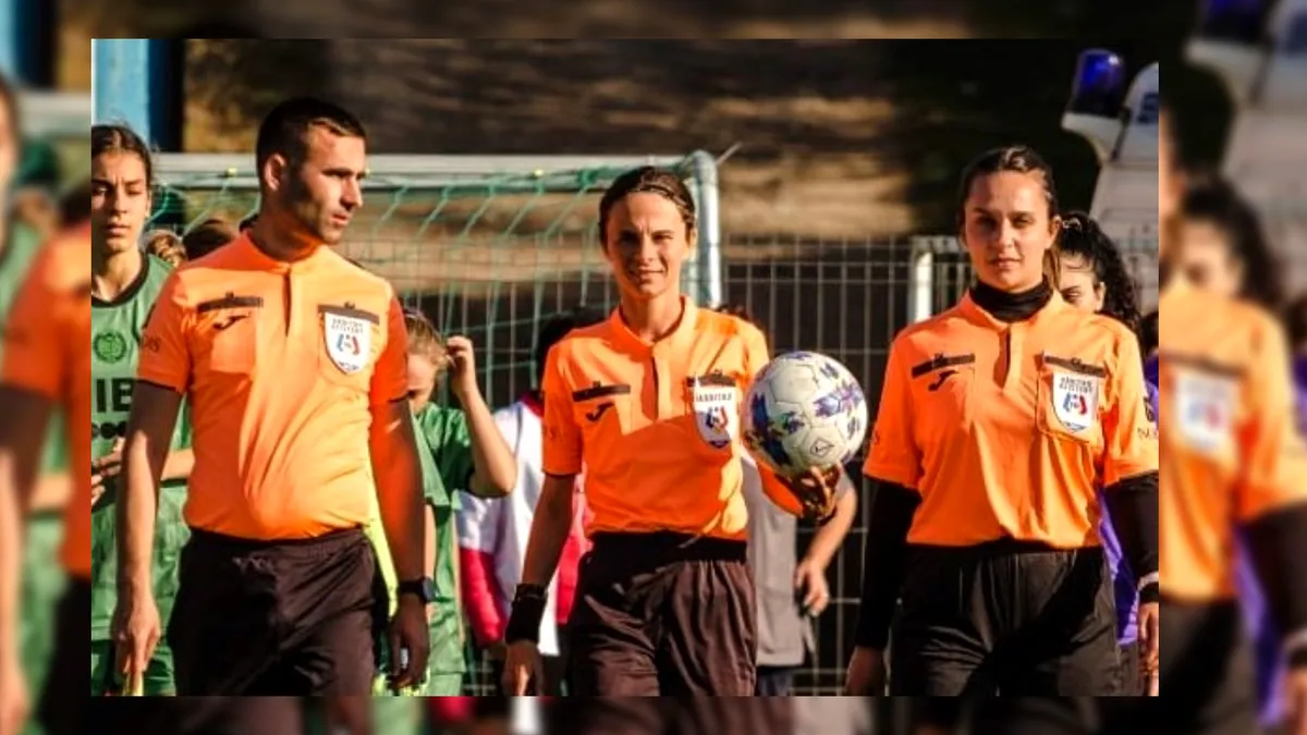 Tot mai multe fete aleg să ajungă arbitru de fotbal