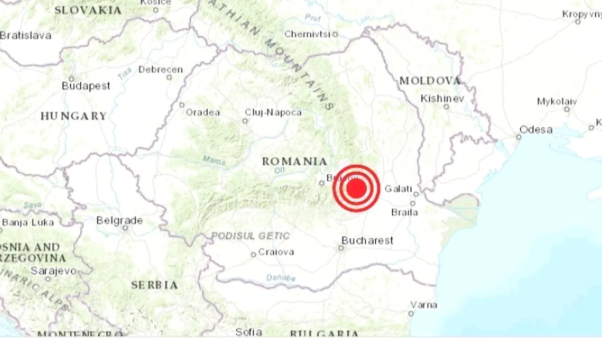 Cutremur în Buzău luni dimineață. Al doilea cel mai puternic din această lună