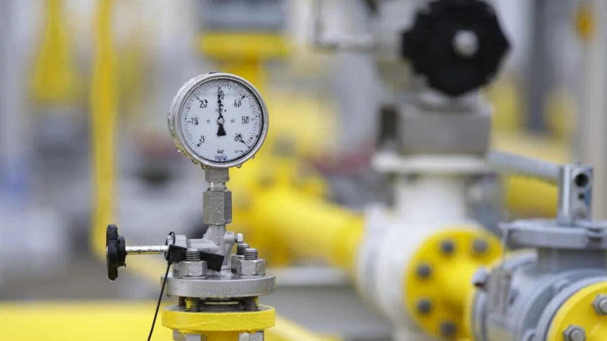 Tranzitul gazului rusesc prin Ucraina a ajuns la un minim istoric