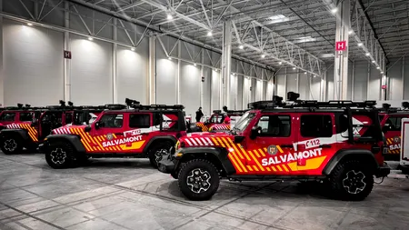 Dotări pentru forțele de intervenție Salvamont: ambulanțe, perne de salvare și autospeciale pentru situații dificile