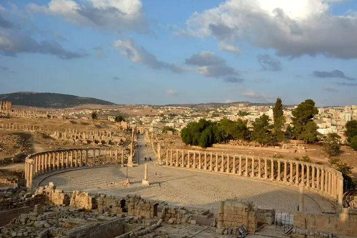Piața ovală din Gerasa (Jerash)