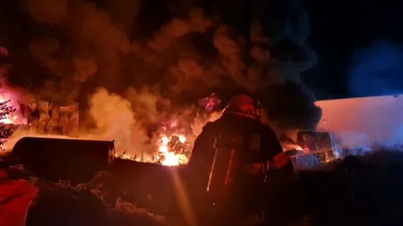 Explozie și incendiu la Spitalul Județean din Târgu Jiu