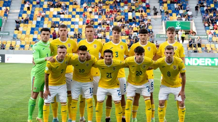România U19, învinsă la limită de Franța U19, la Campionatul European din Slovacia