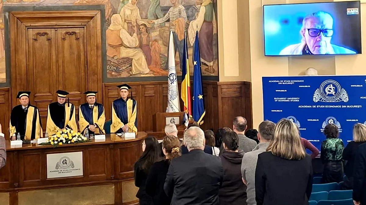 Laureatul Nobel Vernon Lomax Smith, Doctor Honoris Causa al Academiei de Studii Economice din București