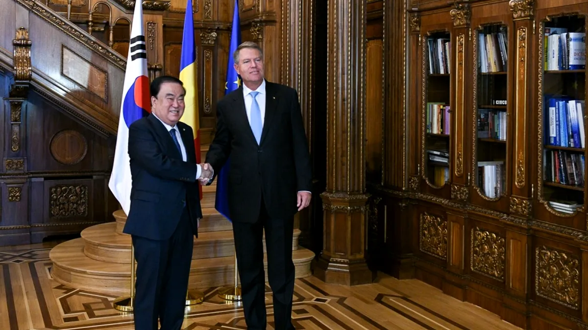 Klaus Iohannis s-a întâlnit cu președintele sud-coreean Yoon Suk-yeol