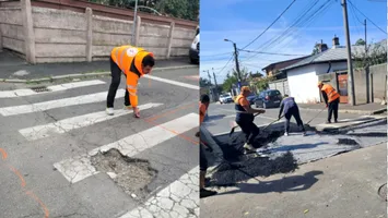 Sectorul 5 continuă reparațiile stradale: zonă vizată, intersecția Istrate Oprea - Spiralei