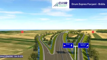Aplicația de finanțare pentru drumul expres Focșani-Brăila a fost depusă de CNIR