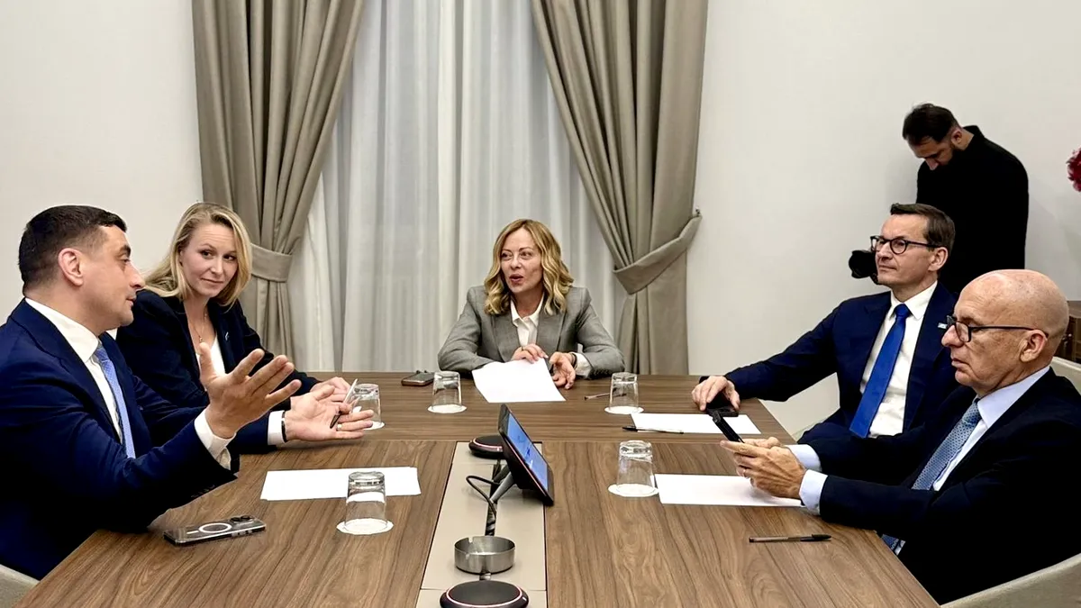George Simion, întâlnire la Roma cu premierul Italiei, Giorgia Meloni, și susținere deschisă din partea liderilor suveraniști europeni
