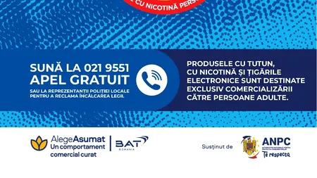 BAT: Toleranță zero față de comercializarea produselor cu tutun și a țigărilor electronice către minori