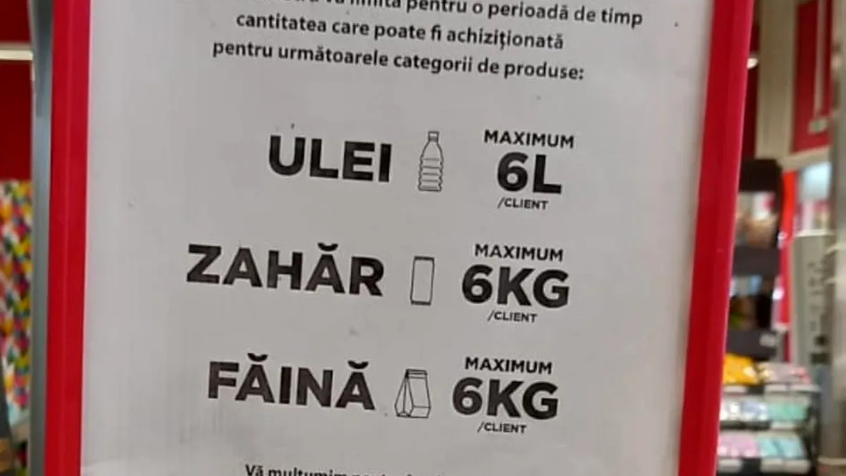 Retailerii din Capitală au început să raționalizeze alimentele de bază