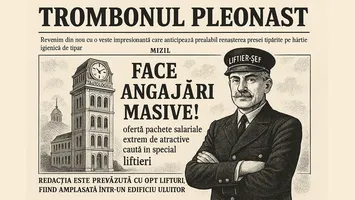Reapare un ziar care ne-a lipsit: TROMBONUL PLEONAST – sub sloganul „Suntem redundanți, dar relevanți.”
