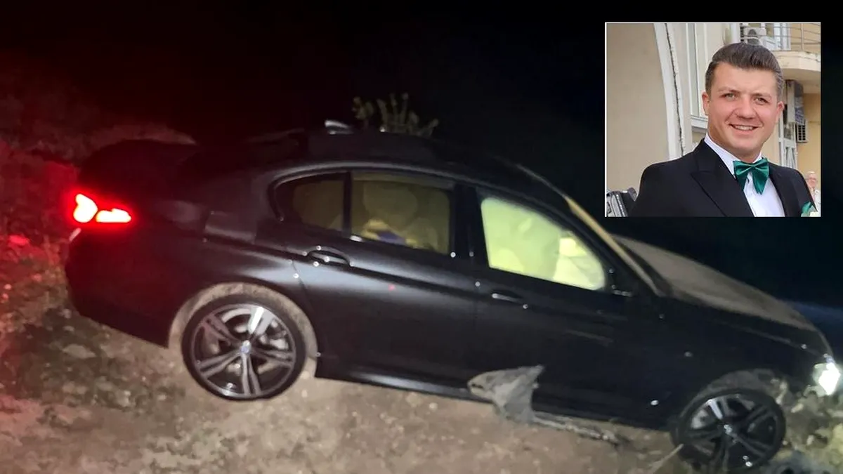 Giurgiu, urmărire „ca-n filme”: Ginerele fostului șef al Poliției Rutiere - drogat și băut - s-a oprit doar după ce a ieșit cu mașina pe câmp