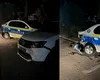 Beat și hotărât. Un șofer a ajuns direct în curtea Poliției, după ce a distrus bariera și 6 mașini