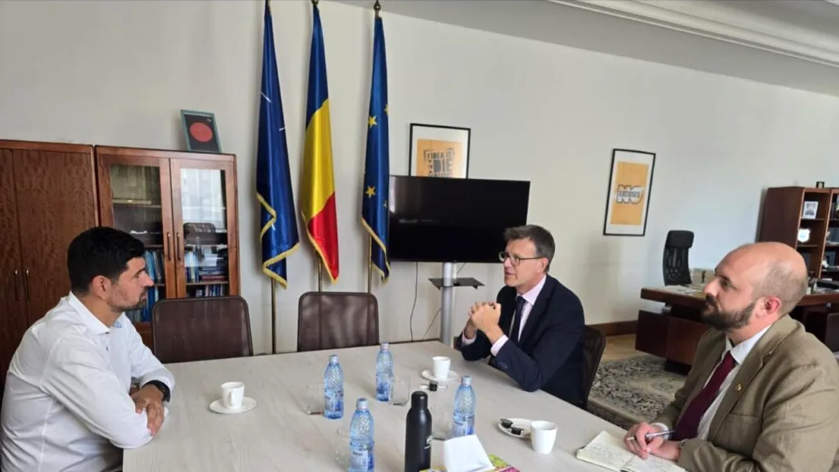 George Cristian Tuță, întâlnire cu ambasadorul britanic la București: Am discutat despre prioritățile UK în materie de orașe sustenabile