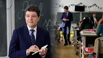 Nicușor Dan, test-surpriză la matematică în prima zi de școală. Ce calcul le-a dat copiilor de la școala din Curcani