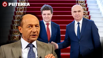 Băsescu îi taxează pe Bolojan și Nicușor Dan: „A avut grijă să se vadă că a luat o carte de la anticariat”