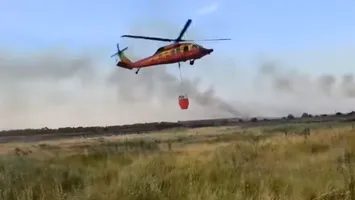 Incendiul face ravagii în Delta Dunării: peste 1.300 ha afectate. Se intervine cu două elicoptere Black Hawk
