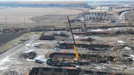 Asocierea RETTER-PIZZAROTTI continuă lucrările la lotul 1 pe Autostrada A7 și în condiții de iarnă
