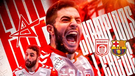 Dinamo – Barcelona 30-35, în Liga Campionilor, la handbal masculin