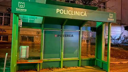 Vrei să aștepți autobuzul în Suceava? Vezi dacă ai loc pe banca din stația special amenajată