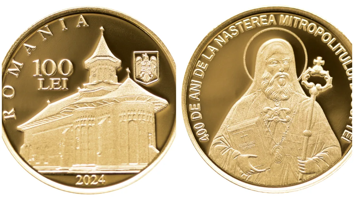 Emisiune numismatică dedicată Mitropolitului Dosoftei