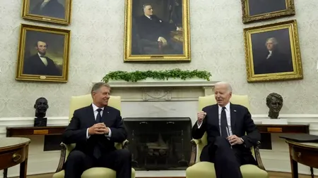 Klaus Iohannis, primit de Joe Biden la Casa Albă