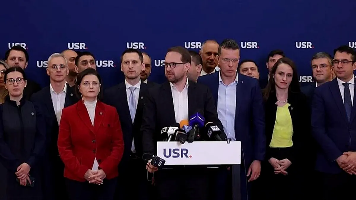 USR își stabilește poziția după desemnarea lui Adrian Veștea pentru funcția de premier. Pălărie: 