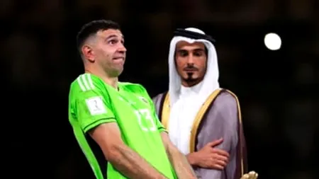 Gest vulgar al portarului Argentinei, Emiliano Martinez, după câştigarea Cupei Mondiale