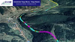 A început proiectarea celui mai dificil lot montan al Autostrăzii Unirii, cu 63 de pasaje și 19 tuneluri (VIDEO)