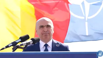 Premierul Bolojan laudă Marina Română în Constanța, în timp ce Nicușor Dan lipsește de la festivități