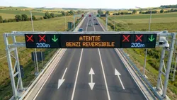 Premieră națională pe DN 17: benzi reversibile controlate inteligent
