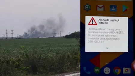 Incendiu de vegetație în comuna Vidra: A fost emis mesaj RO-ALERT