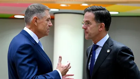 Klaus Iohannis umilit: Suedia şi Italia îl susţin pe Mark Rutte