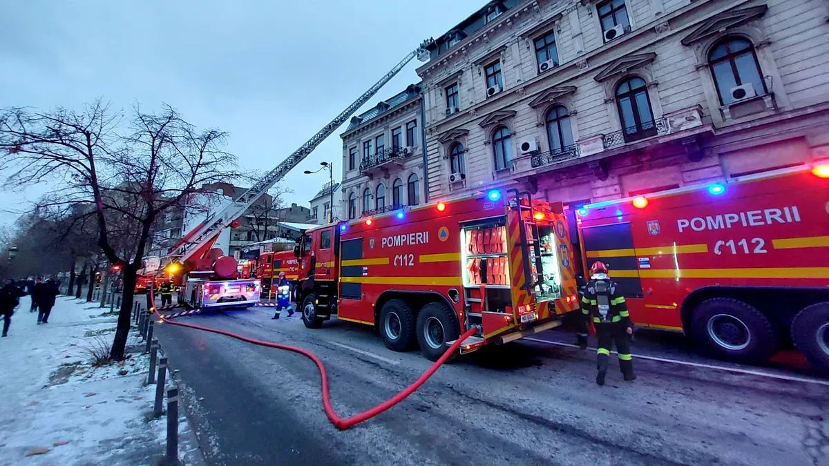 Incendiu la un hotel de pe Splaiul Independenței, din Capitală