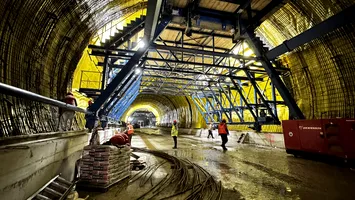 Cum arată tunelurile lui Umbrărescu de pe Autostrada A1 dintre Margina și Holdea FOTO